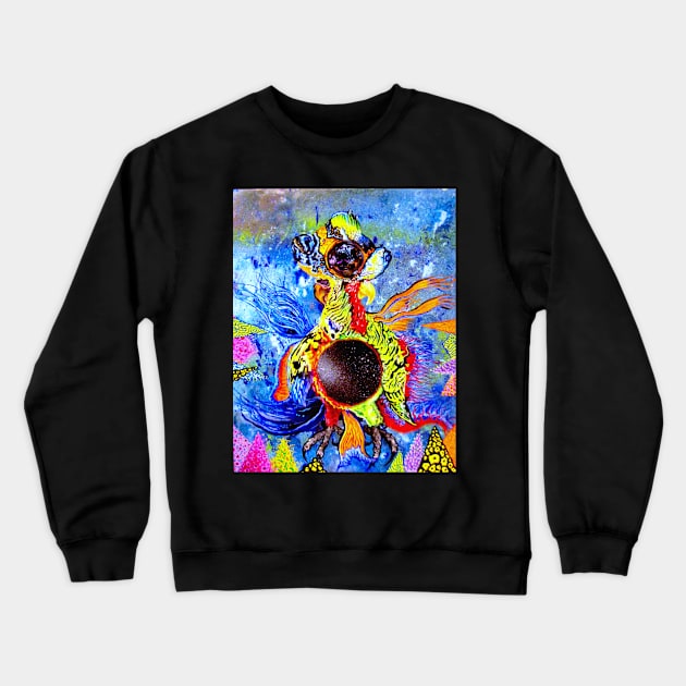 Ocean Ghosts fig C Crewneck Sweatshirt by Jacob Wayne Bryner 